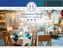Tablet Screenshot of humewoodhotel.co.za